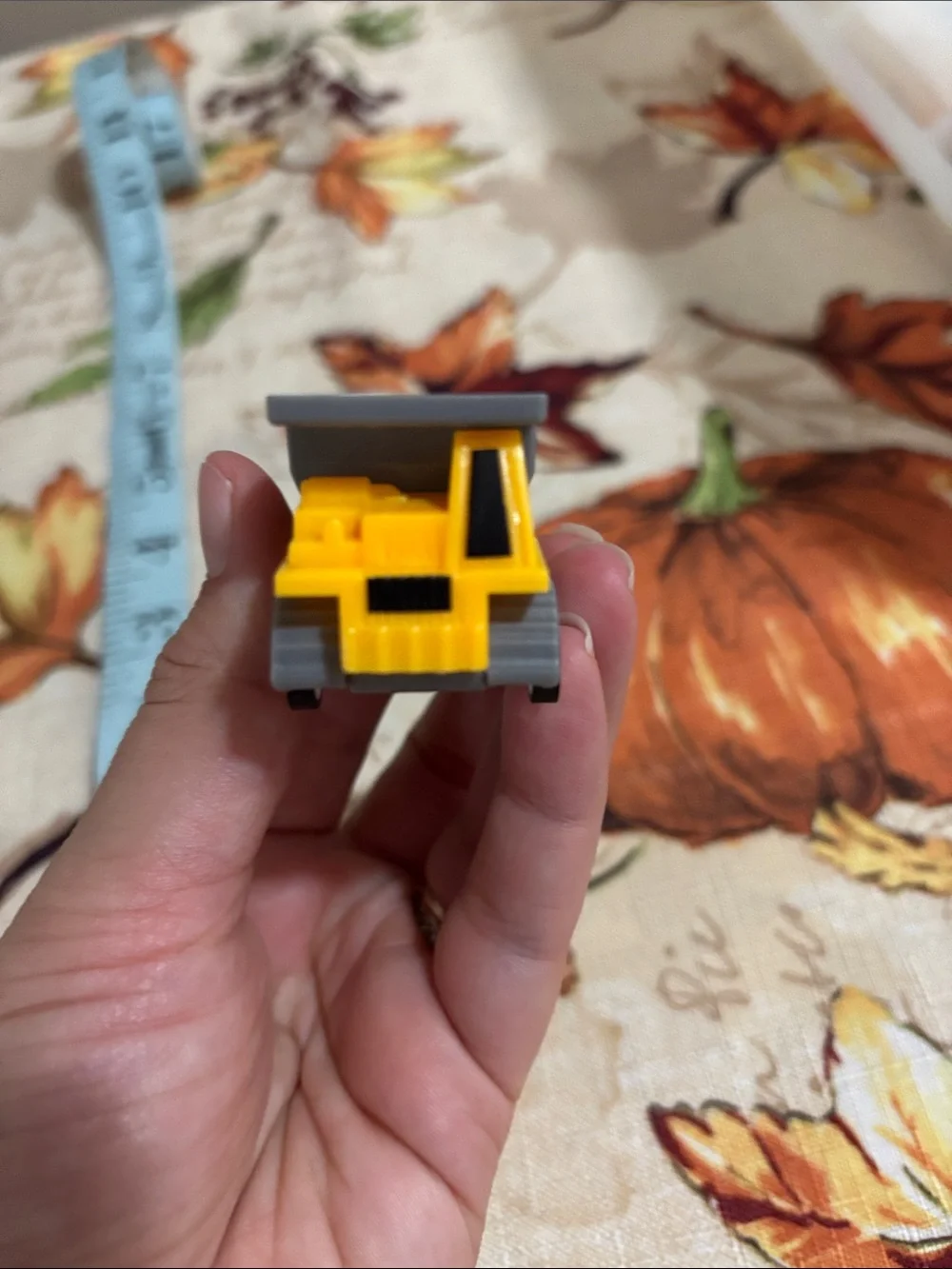 Yellow & Gray Kids Dump Truck Toy – Durable Play Vehicle
